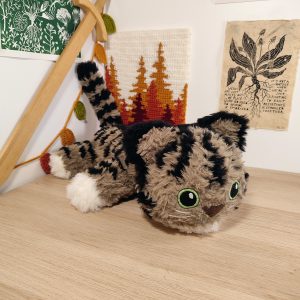 Chat géant fourrure - réservé