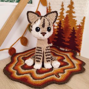 Chat rayé et blanc personnalisé - réservé