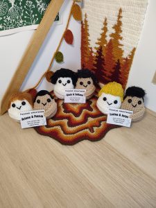 3 paires de patates amoureuses - réservées