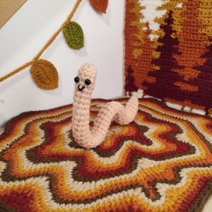 Vers de terre au crochet