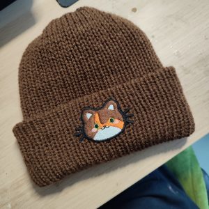 Bonnet patch chat personnalisé - réservé