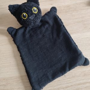 Doudou chat noir - réservé