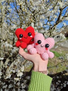 Peluches petits coeurs ❤️