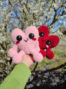 Peluches grands coeurs ❤️