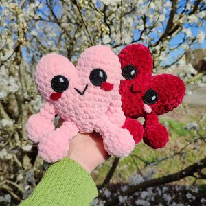 Peluches grands coeurs ❤️