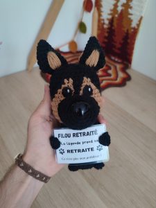 Berger allemand pancarte - réservé